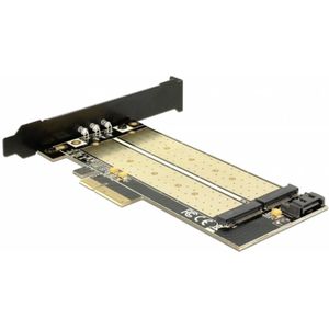 DeLOCK - 89630 - Intern M.2 Interfacekaart - SATA - PCI Express - 2 Slots