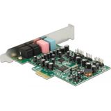 DeLock - PCI Express - Geluidskaart - 24 bits/192 kHz - Multikanaals Audio Processor