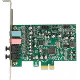 DeLock - PCI Express - Geluidskaart - 24 bits/192 kHz - Multikanaals Audio Processor