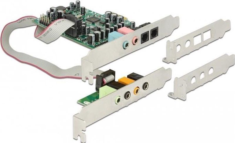 DeLock - PCI Express - Geluidskaart - 24 bits/192 kHz - Multikanaals Audio Processor