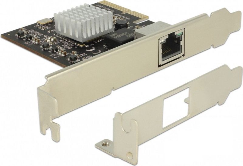 Delock - TN4010 - PCI Express Kaart - 10 Gigabit LAN - Ondersteunt 9K Jumbo Frames, VLAN en Link Aggregation