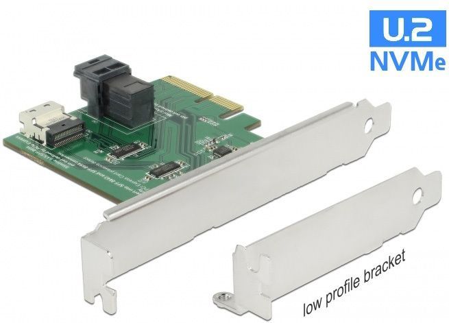 Delock - PCI Express Kaart - Storage Controller - SFF-8654 en SFF-8643 Aansluitingen