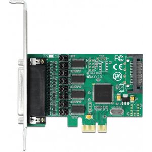 Delock - PCI Express Kaart - 4x RS-232 - Controlekaart - Met Voeding