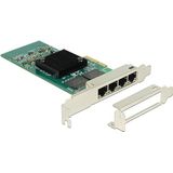 Delock - PCI Express Card - Netwerkadapter - Laag Profiel - Gigabit Ethernet x 4