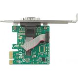 DeLOCK seriële RS232 PCI-Express kaart met 1 9-pins SUB-D poort en Low Profile bracket