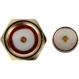 RP-SMA - Haakse Adapter - 50 Ohm - Verguld - Frequentiebereik 3 GHz