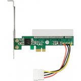 Delock - Riser Kaart - PCI Express x1 naar 1 x PCI 32 bit 5 V Slot - Accessoires voor Moederborden