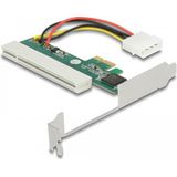 Delock - Riser Kaart - PCI Express x1 naar 1 x PCI 32 bit 5 V Slot - Accessoires voor Moederborden