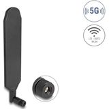 Delock - 5G LTE-antenne - Zwart - SMA-connector - 3 dBi omnidirectioneel draaibaar met kantelverbinding
