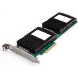 DeLOCK PCI Express 4.0 x8 Card to 2 x internal U.2 NVMe SFF-8639 - Bifurcation (LxW: 236 x 87 mm)