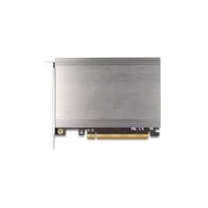 Delock - PCI Express x16 - Uitbreidingskaart - Zwart - 4 interne NVMe M.2 Key M aansluitingen