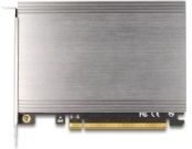 Delock - PCI Express x16 - Uitbreidingskaart - Zwart - 4 interne NVMe M.2 Key M aansluitingen