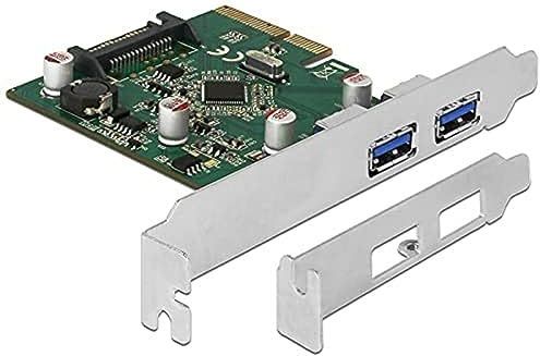 Delock 90298 - PCIe Controlekaart - 2x USB Type A - USB 3.2 - 10 Gbps