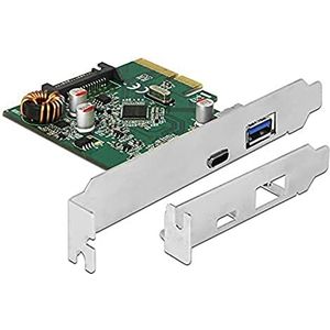 DeLOCK PCIe > 1x USB C + 1x USB A usb-controller