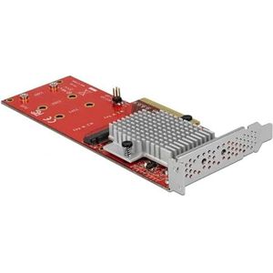 Delock - M.2 PCIe Kaart - Uitbreiding voor Gaming en Servers - Twee Slots