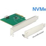 DeLOCK - PCI Express Laag Profiel Controlekaart - Opslagcontroller - PCIe 3.0 x4