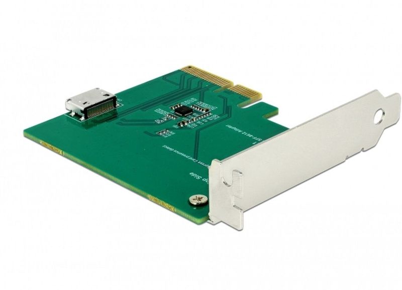 DeLOCK - PCI Express Laag Profiel Controlekaart - Opslagcontroller - PCIe 3.0 x4