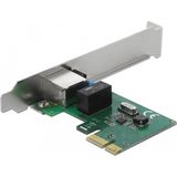 DeLOCK - RTL8111 - Gigabit LAN PCI-Express Kaart - Geen - 1x RJ45, CAT6, Low Profile Bracket