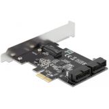 Delock - 90387 - PCI Express x1-kaart - 2 x Interne USB 3.0-pins Header