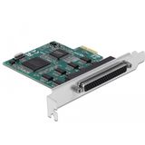 DeLOCK - Seriële Adapter - Insteekkaart - Zwart, Groen - PCI Express 1.1 x1, RS-232 x 8, 115,2 Kbps