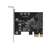 Delock - 90431 - 2-poorts SATA PCI Express x1-kaart - Laag Profiel - Zwart