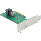 Delock - Host Bus Adapter PCI-Ex4v4 - Storage Controller - Zwart - 1x SFF-8643, NVMe, Gegevensoverdrachtsnelheid tot 64 Gbps