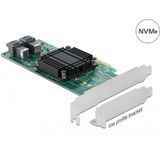 Delock - Host Bus Adapter PCIe-x8 - 2x U.2 SFF-8643 NVMe - Storage Controller