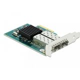 Delock - PCI Express Netwerkkaart - 2 x SFP-sleuf - 1 Gbps - Low Profile