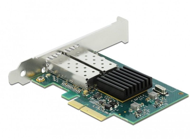 Delock - PCI Express Netwerkkaart - 2 x SFP-sleuf - 1 Gbps - Low Profile
