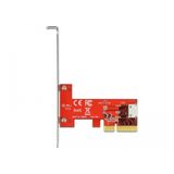 Delock - PCI Express x4 Kaart - Low Profile Form Factor - 1 x interne OCuLink SFF-8612