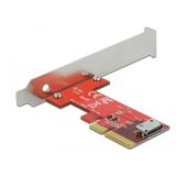 Delock - PCI Express x4 Kaart - Low Profile Form Factor - 1 x interne OCuLink SFF-8612