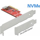 Delock - PCI Express x4 Kaart - Low Profile Form Factor - 1 x interne OCuLink SFF-8612
