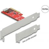 Delock - PCI Express x4 Kaart - Low Profile Form Factor - 1 x interne OCuLink SFF-8612