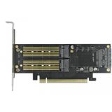 Delock - Host Bus Adapter PCI-Ex16v4 - M.2 Key-B, M.2 Key-M, mSATA - Storage Controller