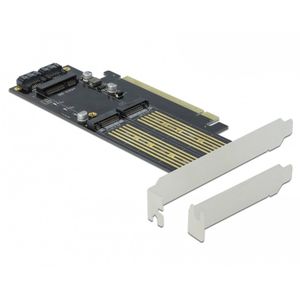 Delock - Host Bus Adapter PCI-Ex16v4 - M.2 Key-B, M.2 Key-M, mSATA - Storage Controller