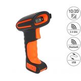 Delock - 90507 - Barcodescanner - Zwart - Draadloos via Bluetooth, USB of 2,4 GHz