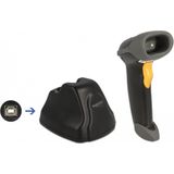 Delock - 2.4 GHz Barcode Scanner - Draadloos - Met Oplaadstation - Multilingual