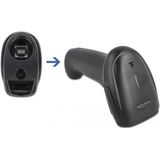 Delock - 90562 - Barcodescanner - Zwart - Draadloos via Bluetooth of USB, 1D en 2D ondersteuning