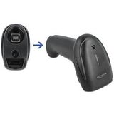 Delock - 90562 - Barcodescanner - Zwart - Draadloos via Bluetooth of USB, 1D en 2D ondersteuning