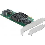 Delock - PCI Express Kaart - 4x SFF-8643 - Broadcom PLX8725 - Tot 32 Gbps