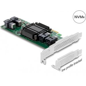 Delock - PCI Express Kaart - 4x SFF-8643 - Broadcom PLX8725 - Tot 32 Gbps