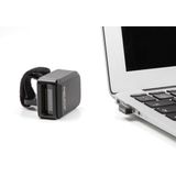 Delock - Ring Barcode Scanner - Draadloos - 1D en 2D - Bluetooth - 2.4 GHz