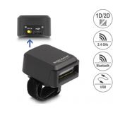 Delock - Ring Barcode Scanner - Draadloos - 1D en 2D - Bluetooth - 2.4 GHz