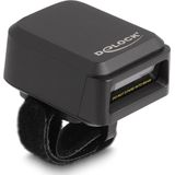 Delock - Ring Barcode Scanner - Draadloos - 1D en 2D - Bluetooth - 2.4 GHz