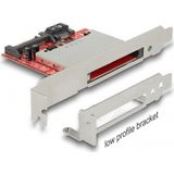 Delock - Kaartlezer - Geheugenkaartlezer - Rood - Ondersteunt CFast Type I / II