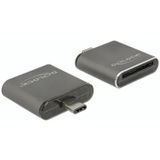DeLOCK USB Cardreader - USB-C - 1 Kaartsleuf - USB3.0
