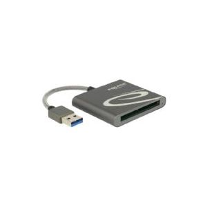 DeLOCK - USB Cardreader - Zwart - 1 Kaartsleuf - USB3.0, Geschikt voor CFast