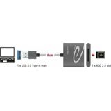 DeLOCK - USB Cardreader - USB-A - 1 Kaartsleuf - Geschikt voor XQD - USB3.0