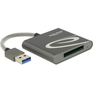 DeLOCK - USB Cardreader - USB-A - 1 Kaartsleuf - Geschikt voor XQD - USB3.0