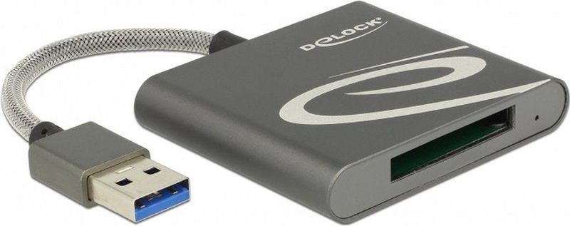 DeLOCK - USB Cardreader - USB-A - 1 Kaartsleuf - Geschikt voor XQD - USB3.0